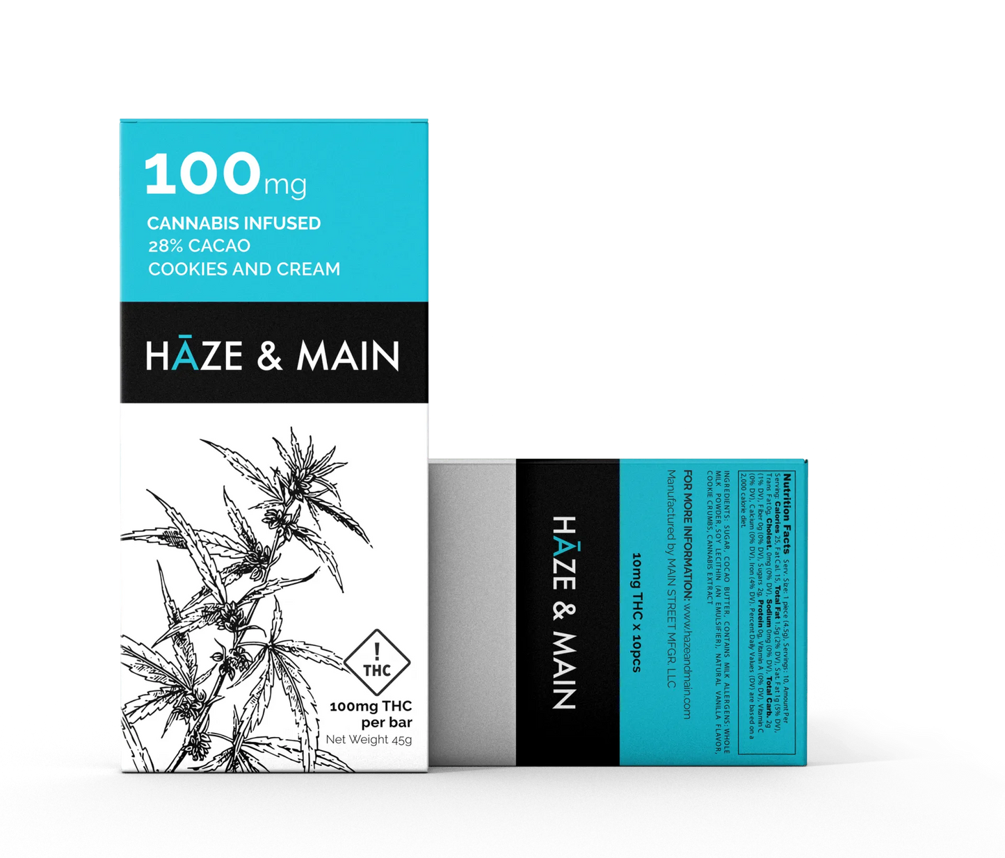 Haze & Main Cookies and Cream Bar 100mg