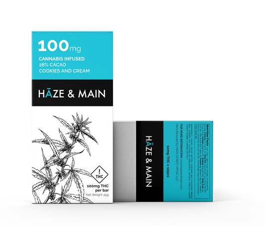 Haze & Main Cookies and Cream Bar 100mg