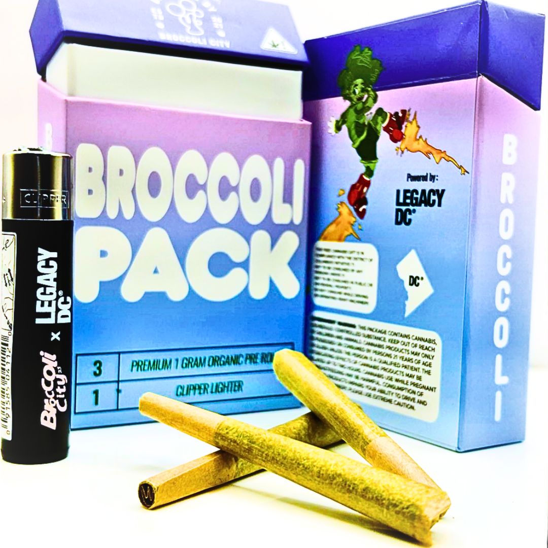 Broccoli Pack Premium Pre Rolls 3-pack